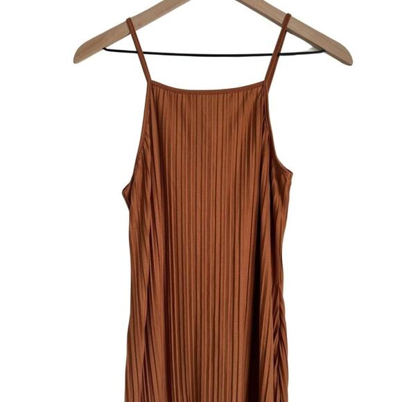 A New Day Midi Slip Dress Camel Small - Picture 2 of 9